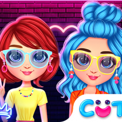 Gökkuşaği Kızlar Neon Moda