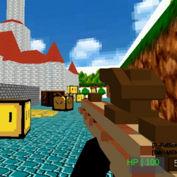 Boya Topu Silahı Piksel 3D