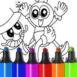 Bebek Uzun Bacaklar Boyama Sayfaları