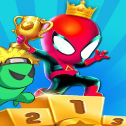 Stickman Fall Guys: Koşu Yarışı