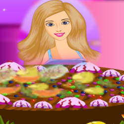 Barbie Pasta Süsleme Oyunu