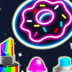 Çocuklar Parıldayan Boyama Oyunu