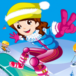Kız Snowboardcu