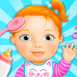 Tatlı Bebek Kız Çocuk Bakıcısı