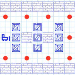 Kutuları Taşı (Sokoban)