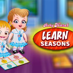 Bebek Hazel Mevsim Öğreniyor