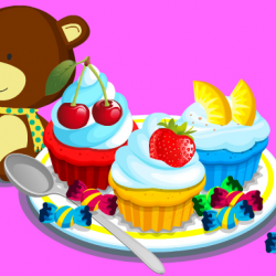 Renkli Cupcake Pişirme