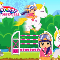 Obstacle'lı At Binme