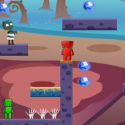 Zombi Macerası, Elmas Avı, Ateş-Kız Savaşı, Zombi Kaçışı