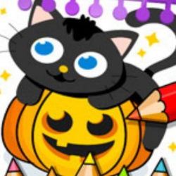 Cadılar Bayramı Eser Boyama Oyunu