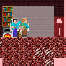 Alex ve Steve Nether