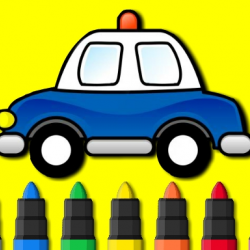 Polis Arabası Boyama