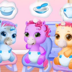 Bebek Pony Kardeş Bakımı