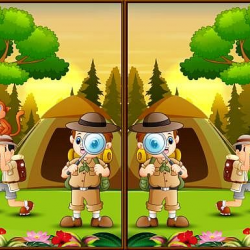 Kamp Yeri 5 Farkı Bulma